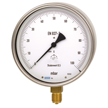 Test gauge, copper alloy or stainless steel